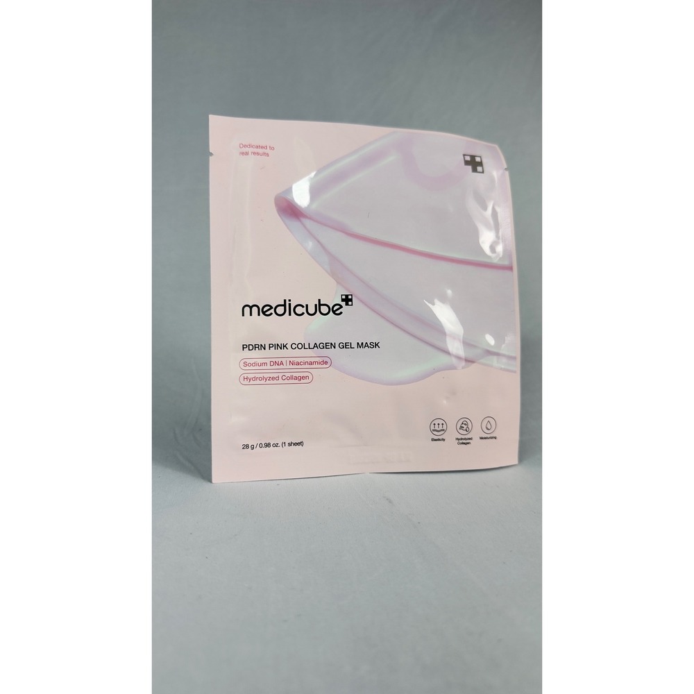 Medicube PDRN Pink Collagen Gel Mask Single Sheet Sodium DNA Niacinamide 28g